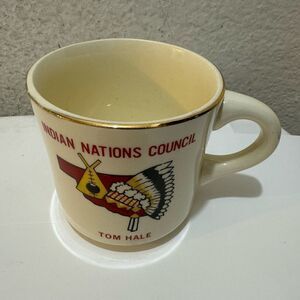 - Vintage Boy Scouts Indian Nation Council 70's Coffee Cup